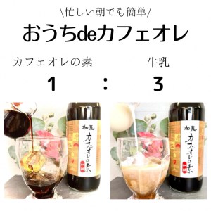 【カフェオレベース】ボトル4種セット