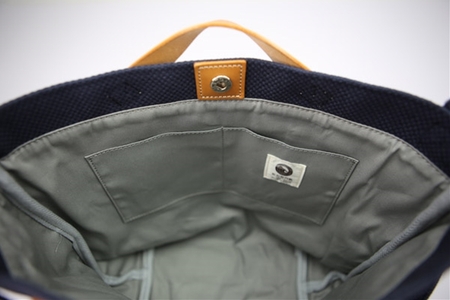 御影屋 松右衛門帆 コンビショルダー dark chacol【ファッション バッグ 兵庫県 高砂市】