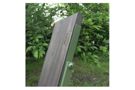 No.163 ペチカベンチ・チャーブルセット（折りたたみベンチと折りたたみローテーブルのセット）・オリーブグリーン