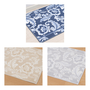 ランチェッティ ピッツォ キッチンマット 60×180cm インテリア キッチン雑貨 上品 リッチ感 ワイドサイズ 滑りにくい おしゃれ グレー