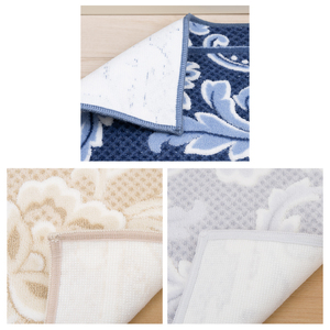 ランチェッティ ピッツォ キッチンマット 60×180cm インテリア キッチン雑貨 上品 リッチ感 ワイドサイズ 滑りにくい おしゃれ グレー