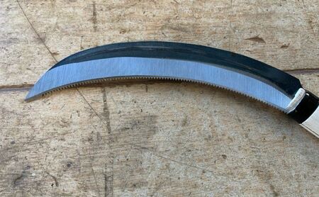 【左利き用】鋸鎌170mm　goose ガーデニング　農業　稲刈り　除草 