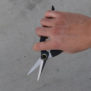 KUROCO 芽切鋏／片刃タイプ／180ｍｍショートハンドル 園芸用品 ハサミ 剪定