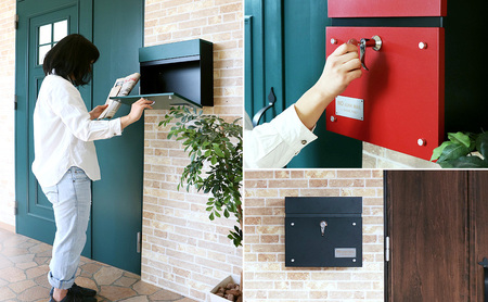 壁掛けポスト Land(ランド) グリーン 10,640円