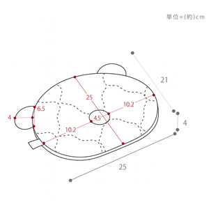 ベビーピロー  Peek-a-boo(ピッカーブー) グレー