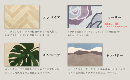 ラグマット 100×140cm[ ラグ センターラグ インテリア リビング マット ] カーペット  ウェーブ