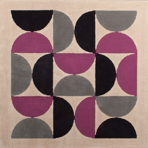 ラグマット 200×200cm[ ラグ センターラグ インテリア リビング マット ] カーペット  トライアングル