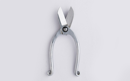 小野鉄 生花鋏 池の坊型 150mm クロームメッキ 雑貨 日用品 植物 ハサミ はさみ 
