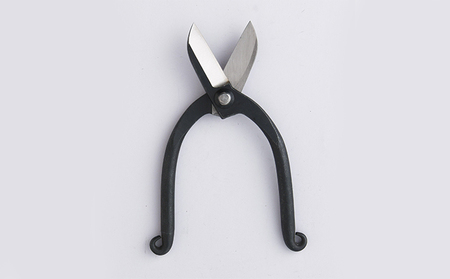 小野鉄 生花鋏 池の坊型 150mm イブシ 雑貨 日用品 植物 ハサミ はさみ