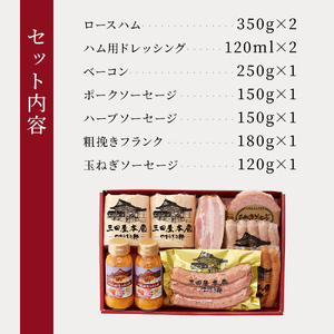 【ふるさと納税】【感謝　特別価格】ハム 三田屋 ロースハム 詰め合わせ 9点 セット SY7 ソーセージ ウインナー ベーコン ドレッシング 三田屋ハム 三田 惣菜 お肉 調味料 三田ハム 三田屋本店 加工食品 兵庫県【ハム お肉 ソーセージ 】