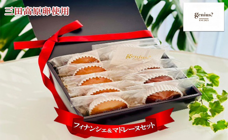 【ふるさと納税】 焼き菓子 フィナンシェ ＆ マドレーヌセット ( 三田高原卵使用 フィナンシェ5個 マドレーヌ5個 ) 洋菓子 焼き菓子 ヘルシー スイーツ ギフト 贈答 お菓子 おやつ 数量限定 訳あり 送料無料 兵庫県 三田市 [3d28bae530011]