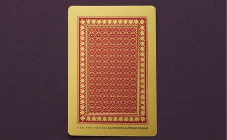 【いよいよ登場！】三田市ふるさと納税限定企画　『純金招福トランプ』　黒いジョーカー [3d28bae300076]