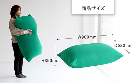 もちmochi SQUARE -big- 新生活 おしゃれ クッション 枕 プレゼント 市場家具 ダークブルー