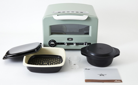 アラジン グラファイトグリル＆トースター（グリーン） alladin 4枚焼き 瞬間発熱 多機能 炊飯 家電 キッチン家電