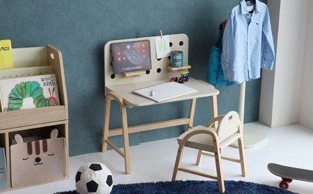 【期間限定特別寄付額!】Kids Desk -エミー- キッズ 入学祝 子供用 子ども用 新生活 インテリア おしゃれ かわいい 机 デスク 木製 市場家具 いちば イチバ ICHIBA koti 家具