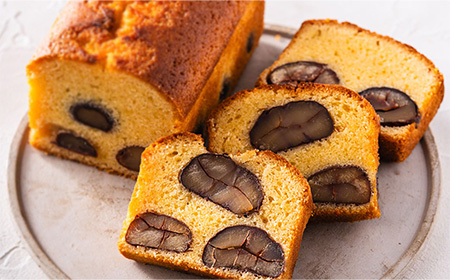 高級バターケーキ(パウンドケーキ)・栗 お茶とお菓子の店 茶遊菓楽 諏訪園 お菓子 おかし スイーツ お取り寄せ お取り寄せスイーツ お土産 洋菓子 食品 食べ物 ギフト プレゼント 贈り物