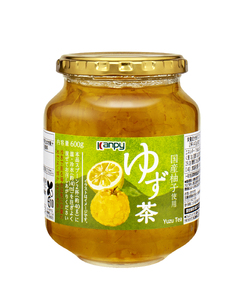 国産ゆず茶 600g　6本入り  カンピー ドリンク