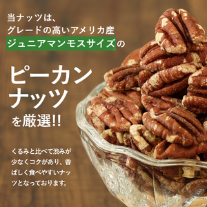 【12/25迄年内発送】ピーカンナッツ 素焼き無塩 〈小分け 計600g〉 ナッツ