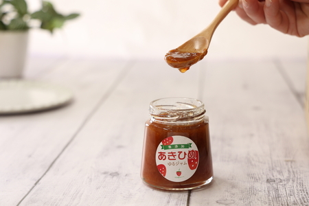 【無添加】ゆるジャムイチゴ（あきひめ）3本  ジャム フルーツ ギフト 果物 詰め合わせ 瓶入り 朝食に