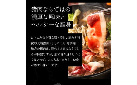 猪肉 (しゃぶしゃぶ セット 400g 2～4人前) 猪肉TS-D012-400g