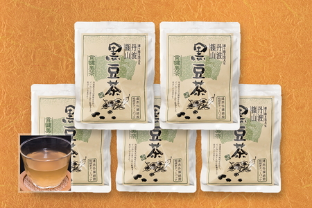 黒豆茶(10g×10p)×5袋 | 兵庫県 丹波篠山市 黒豆焙煎茶 丹波黒豆茶 国産黒豆茶 ダイエット 美肌 冷え性対策 むくみ対策 健康茶 美容茶 香ばしい 就寝前 リラックス 家族で飲める 水分補給 デトックス Y014-5P