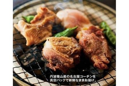 【名古屋コーチン】丹波篠山地鶏  (もも肉500g むね肉500g 計1kg）  名古屋コーチン  AH01