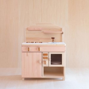 オーダーメイドで色が選べる！本格的でおしゃれな木製ままごとキッチン NB18