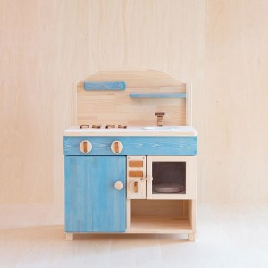 オーダーメイドで色が選べる！本格的でおしゃれな木製ままごとキッチン NB18
