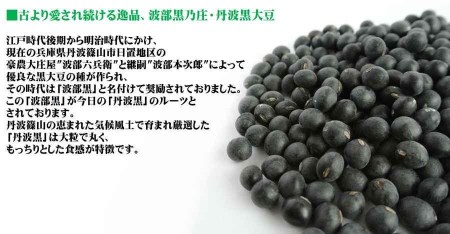 【丹波篠山の幸の味】黒豆の煮豆・栗ぜんざい・栗きんとんの詰め合せ DKN-42 X009