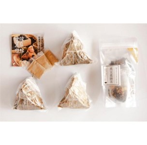 丹波黒豆肉粽(ちまき）と黒豆薬膳茶のギフトセット BQ005