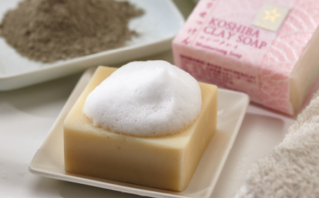兵庫県養父市　NATURE＆CLAY　しっとり石けん【1092394】