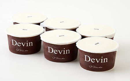 Devinのミルクジェラート6個セット【配送不可地域：離島】【1311889】