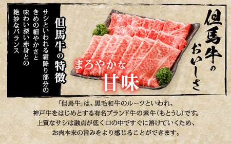 【但馬牛】すき焼き 赤身＆霜降り 特選セット500g【配送不可地域：離島】【1313137】