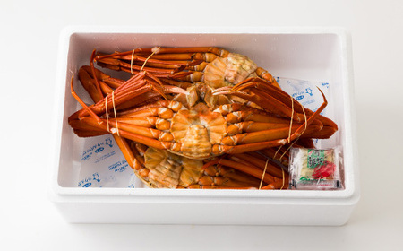 兵庫県香住産 特選釜茹で香住ガニ(紅ズワイガニ)3匹入(約2.2～2.4kg)＜冷凍＞【9月発送】【配送不可地域：離島】【1399255】