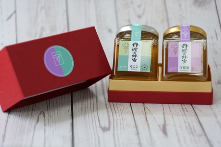 丹波の蜂蜜　１５０g×２個セット（そよご蜜、百花蜜）