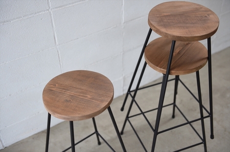 アイアンハイスツール　【W standard 】