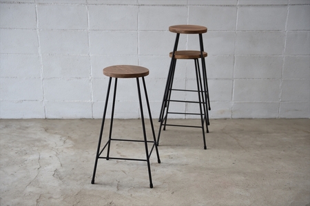 アイアンハイスツール　【W standard 】