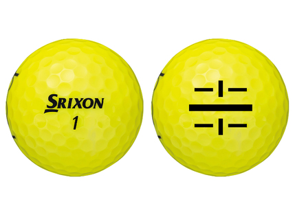 ゴルフボール スリクソン AD SPEED パッションイエロー【1ダース/12球入り】【ライン入り】