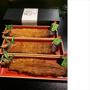 うなぎ辻判　国産鰻炭火蒲焼き　3尾