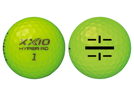 ゴルフボール　ゼクシオハイパーRD　イエロー【１ダース　/１２球入り】【ライン入り】