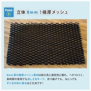 車用メッシュシートカバー(黒)