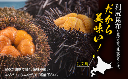 北海道礼文島産 ウニの食べ比べセット1kg（蝦夷バフンウニ