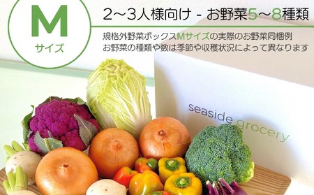 【シーサイドグロサリー】淡路島産規格外野菜ボックス・Mサイズ（2～3人向け）