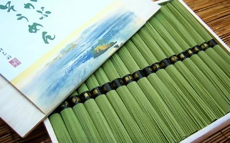 手延べ「鳴門わかめ　芽かぶそうめん」18把　木箱入り