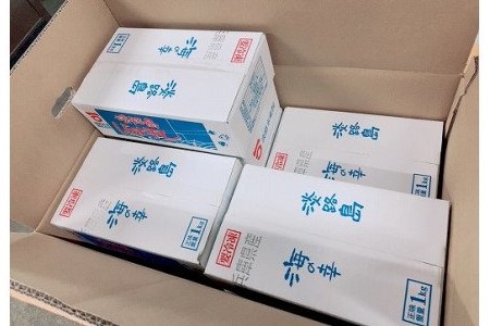 淡路島のふっくらやわらかい「釜揚げしらす干し」 1㎏入り×12個 合計12㎏