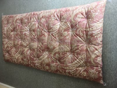 【浅井ふとん店】［抗菌・防ダニ］素朴なコットン敷布団/シングル・ピンク