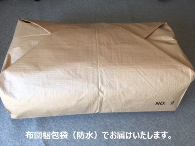 【浅井ふとん店】［抗菌・防ダニ］素朴なコットン敷布団/シングル・ブルー