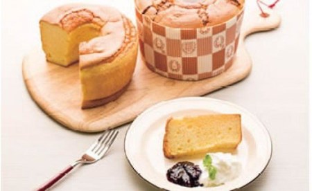 淡路島プレーンと季節のカットシフォン5個入り（ご自宅用簡易包装）