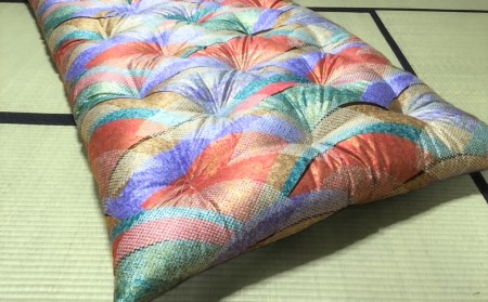 【浅井ふとん店】昭和レトロなコットン敷布団/シングル・レッド