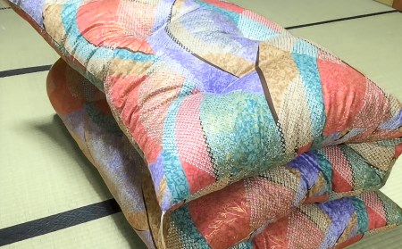 【浅井ふとん店】昭和レトロなコットン敷布団/シングル・レッド